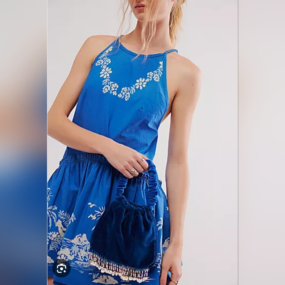 Free People Deserted Island Mini Dress